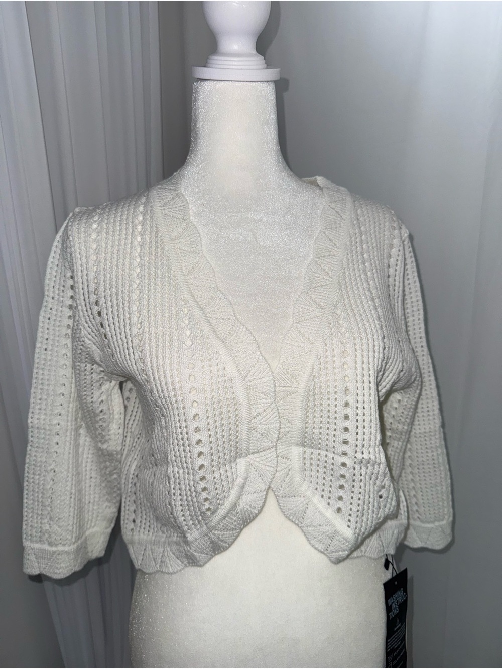 Brand new white shrug